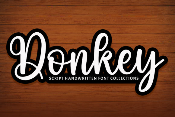 Donkey Font: Adding Luxury Spark to Small Business Designs