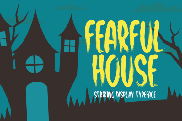 Fearful House: A Friendly Display Font for Your Brand