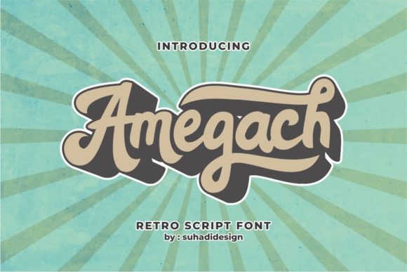 Finding That Authentic Vintage Touch: Working with the Amegach Font