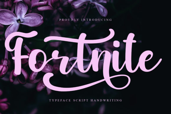 Fortnite: The Playful Modern Calligraphy Font