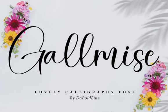 Gallmise: A Script Font That Elevates Digital Design