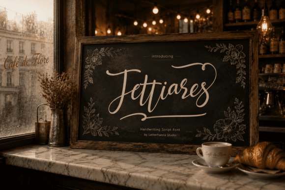 Jettiares: A Delicate Script Font for Digital Branding