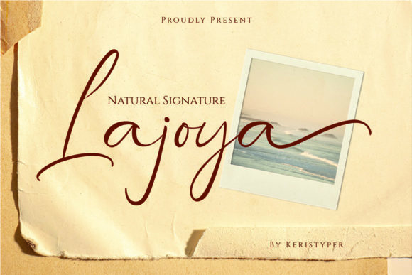 Lajoya: A Handwritten Font for Creative Projects