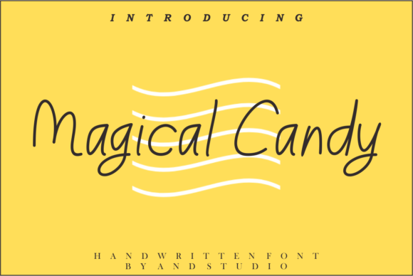 Magical Candy: A Handwritten Font for Editorial Elegance