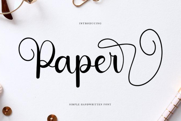 Paper: The Elegant Script Font for Editorial Design