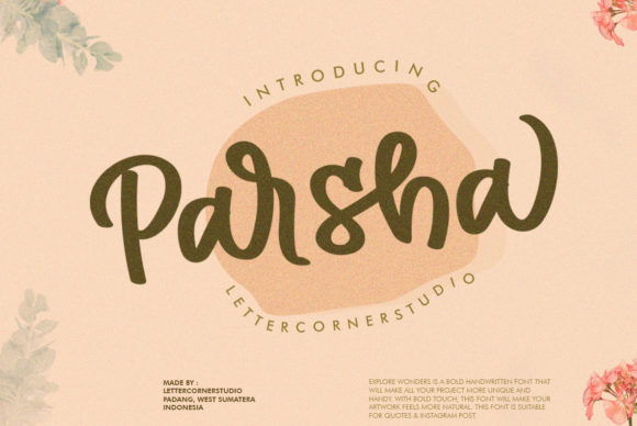 Parsha Font: How a Casual Script Typeface Elevated My Brand