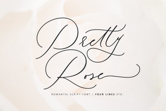 Pretty Rose: A Handwritten Font for Makers