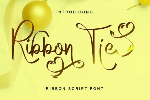 Ribbon Tie: A Review of This Smooth Script Font for Branding