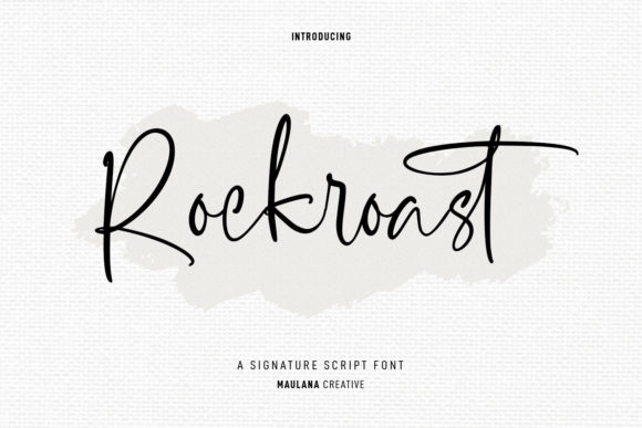 Rockroast: A Premium Handwritten Font for Campaign Personality
