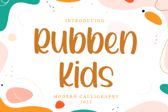 Rubben Kids: A Playful Script Font for Creative Crafters