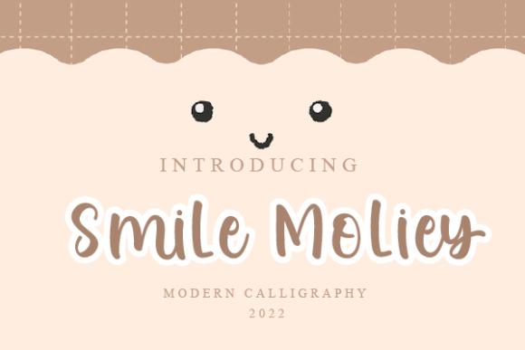 Smile Moliey: A Handwritten Font for Editorial Charm